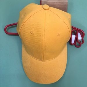 Yellow hat adjustable back